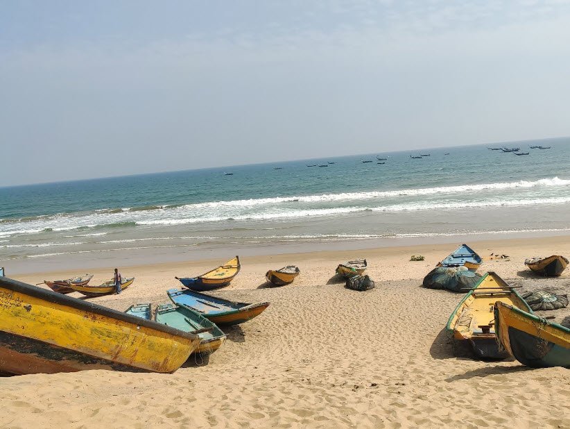 Kaviti Beach, Kaviti, Andhra Pradesh, India